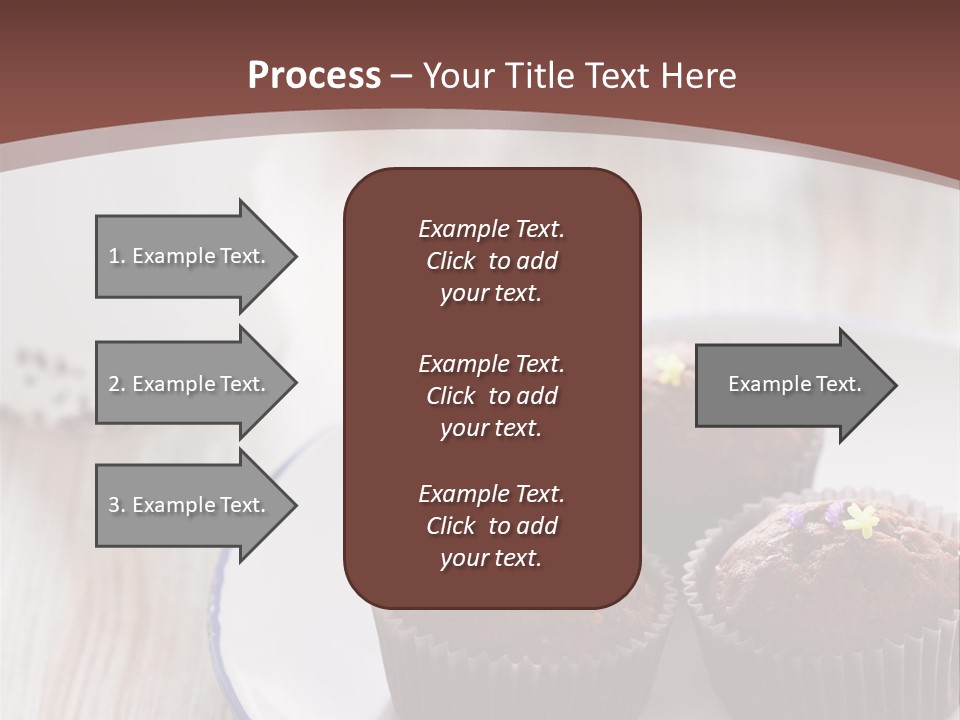 Cupcake Creamer Paper PowerPoint Template