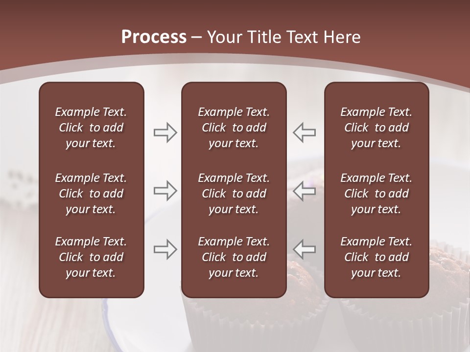 Cupcake Creamer Paper PowerPoint Template