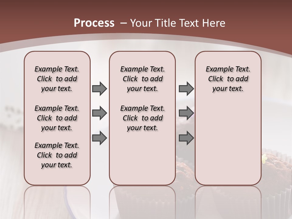 Cupcake Creamer Paper PowerPoint Template