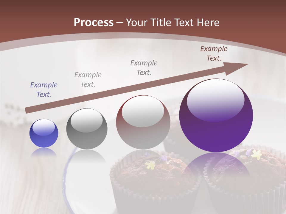 Cupcake Creamer Paper PowerPoint Template