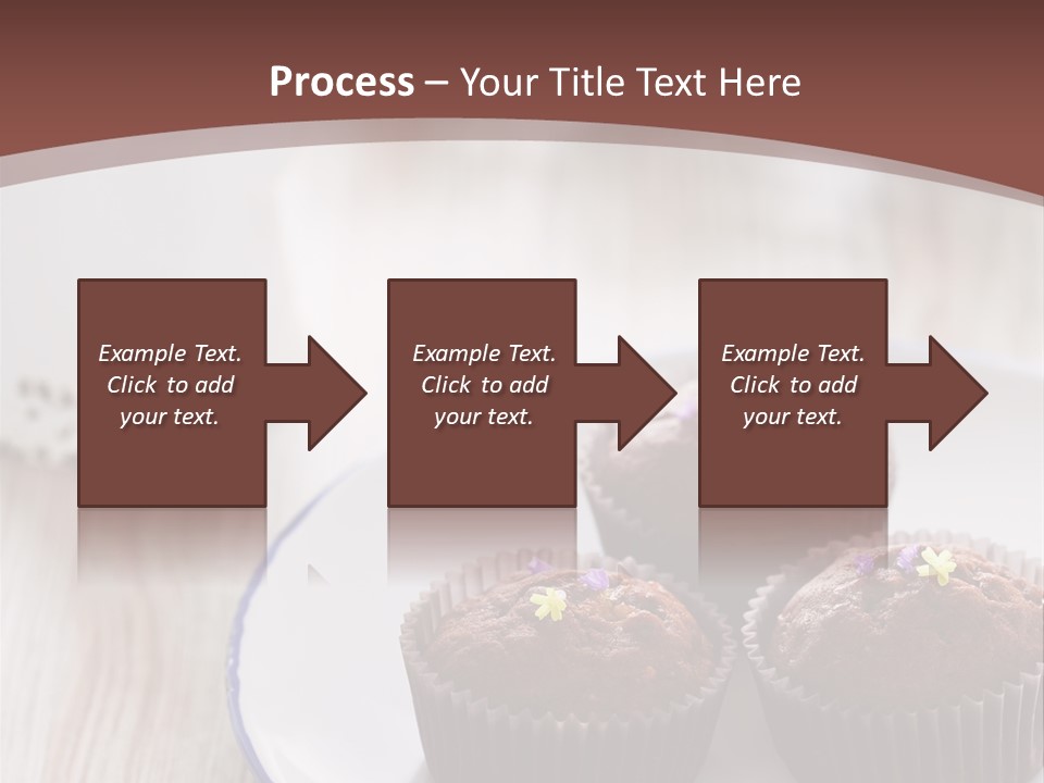 Cupcake Creamer Paper PowerPoint Template