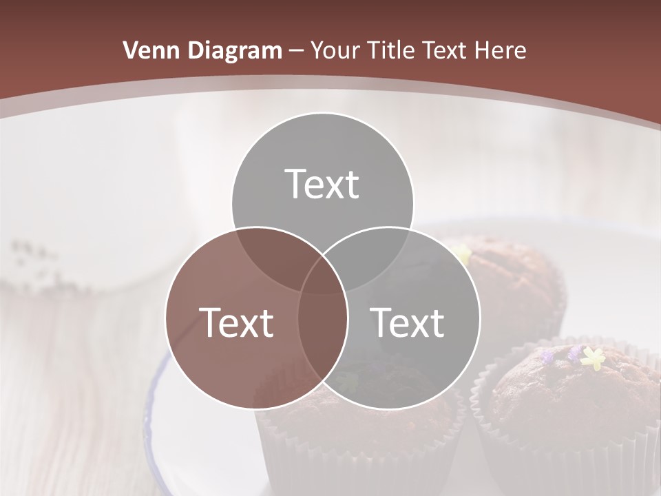 Cupcake Creamer Paper PowerPoint Template