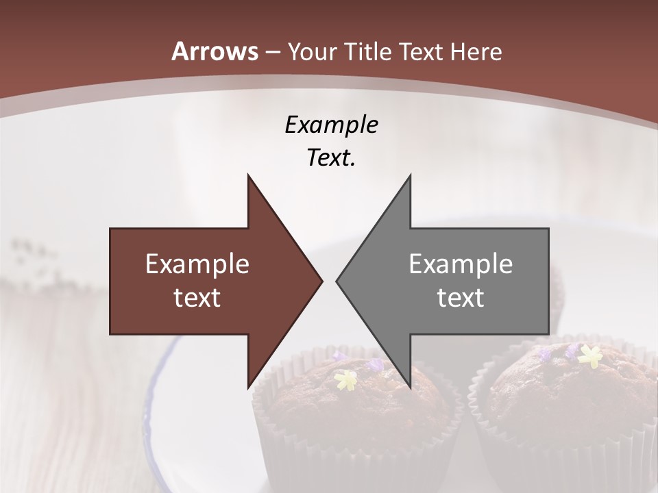 Cupcake Creamer Paper PowerPoint Template