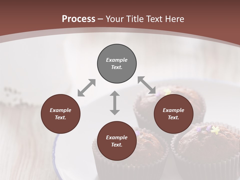 Cupcake Creamer Paper PowerPoint Template