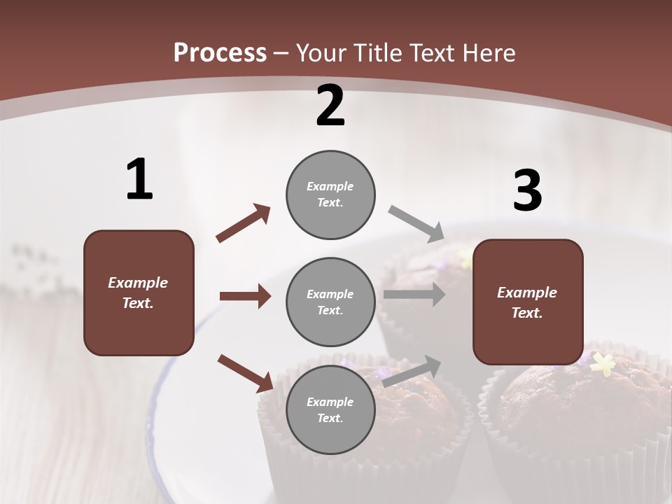 Cupcake Creamer Paper PowerPoint Template