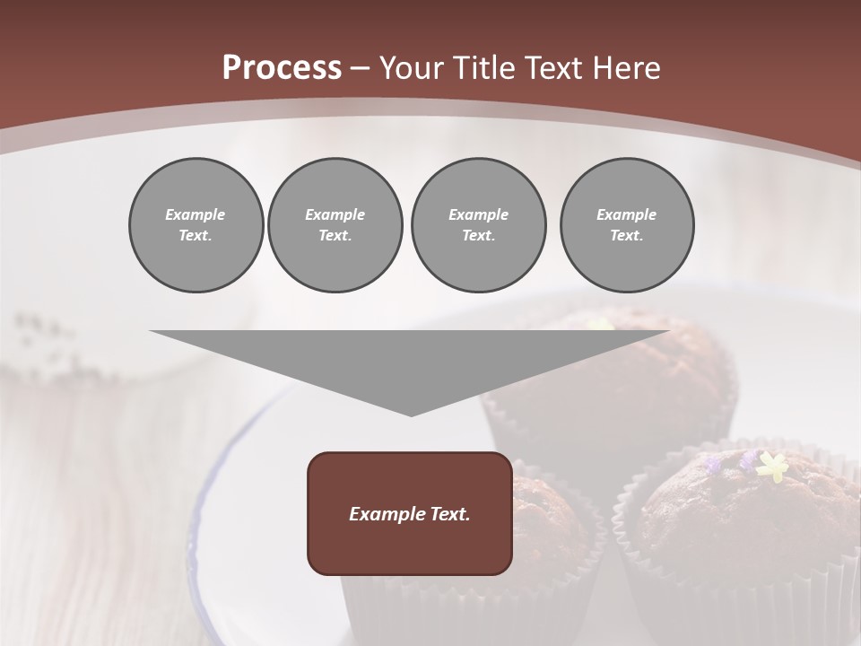 Cupcake Creamer Paper PowerPoint Template