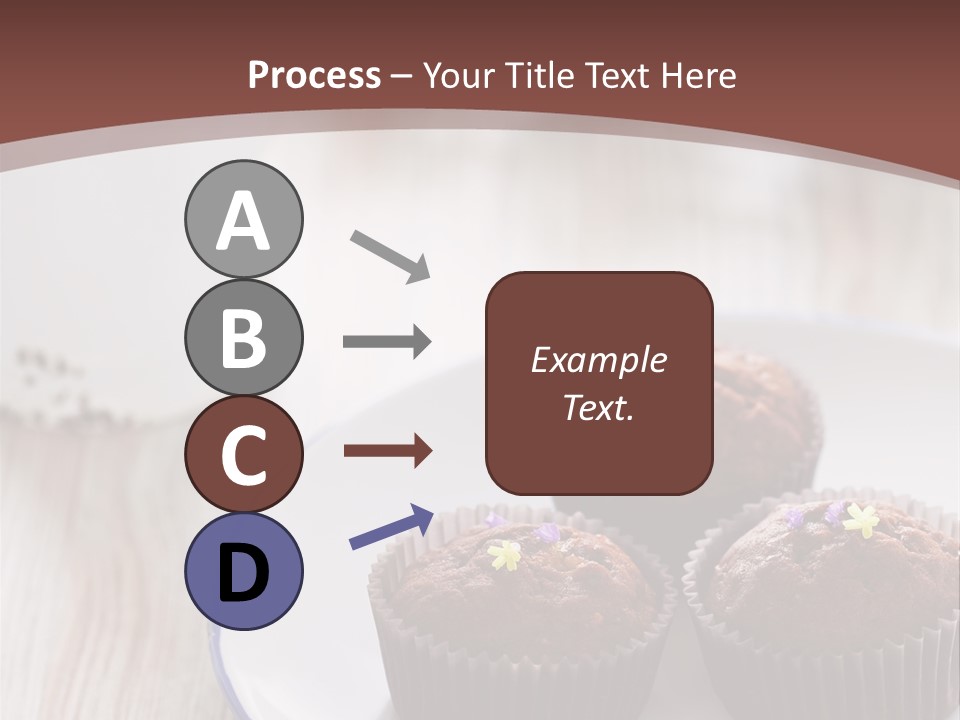 Cupcake Creamer Paper PowerPoint Template