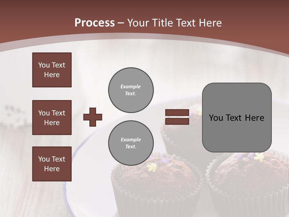 Cupcake Creamer Paper PowerPoint Template