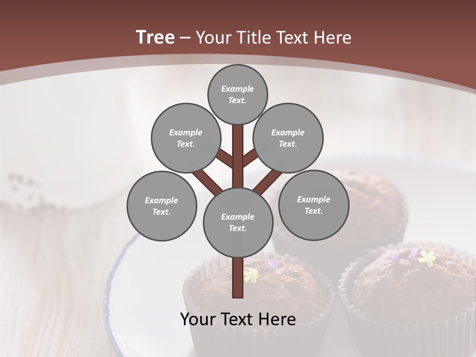 Cupcake Creamer Paper PowerPoint Template