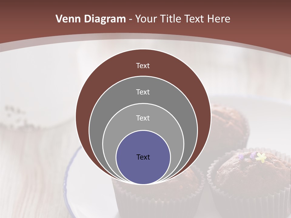 Cupcake Creamer Paper PowerPoint Template