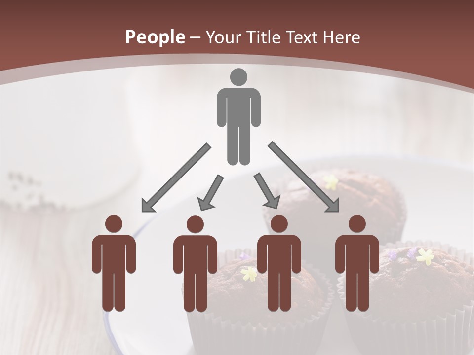 Cupcake Creamer Paper PowerPoint Template