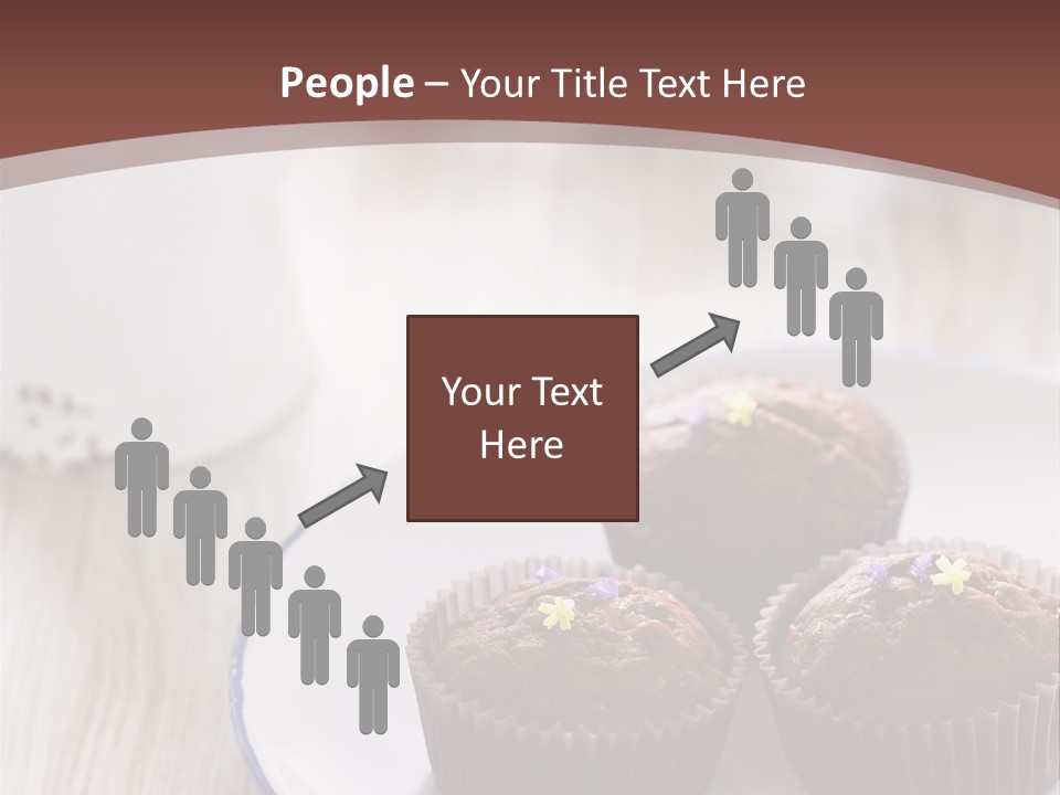 Cupcake Creamer Paper PowerPoint Template