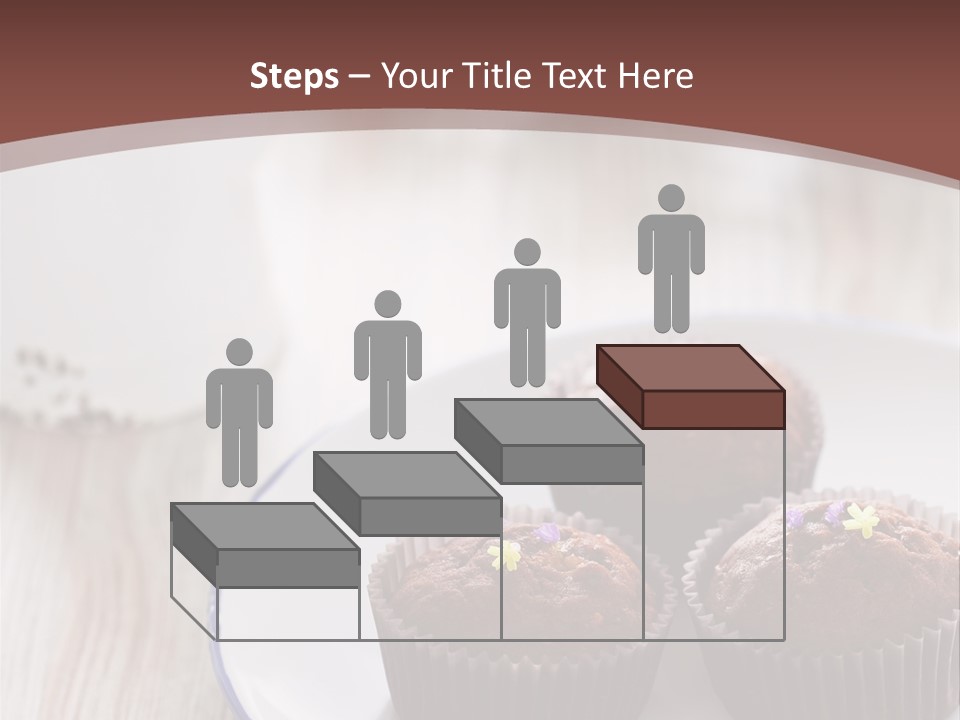 Cupcake Creamer Paper PowerPoint Template