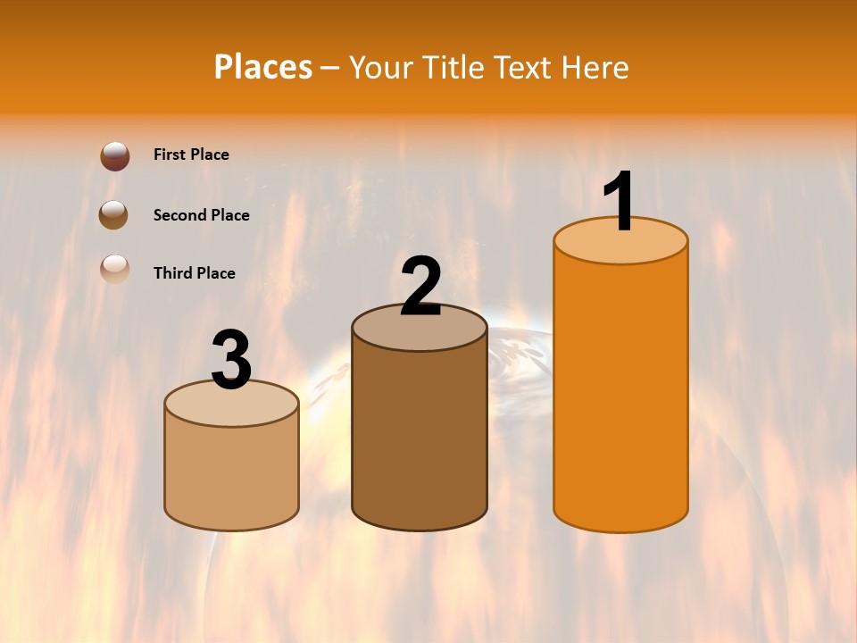 Planetarium Flames Himmelsk PowerPoint Template