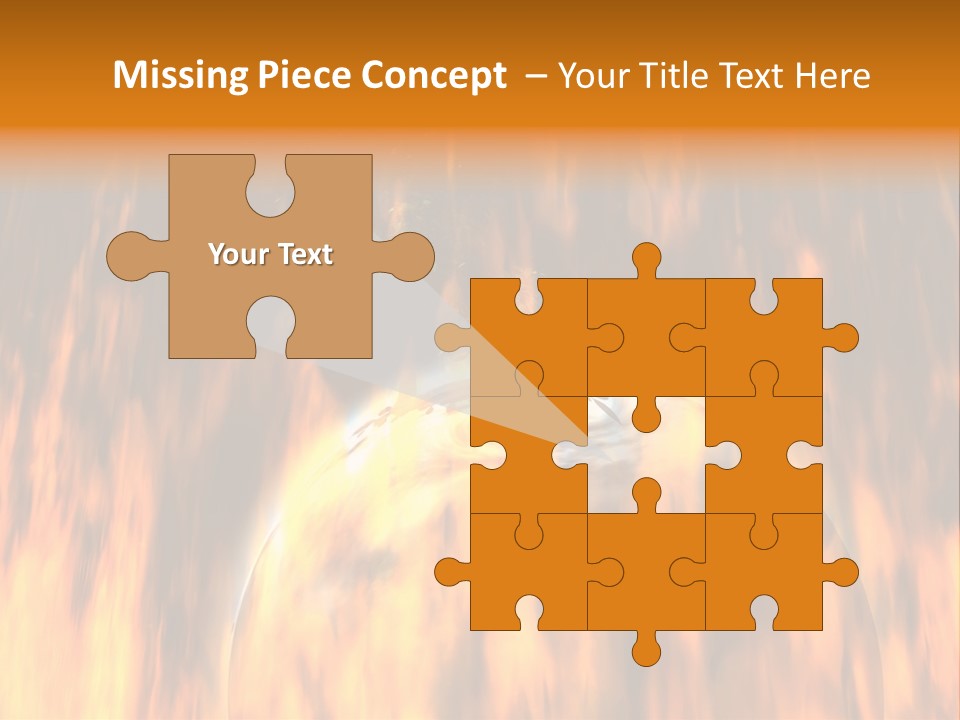 Planetarium Flames Himmelsk PowerPoint Template