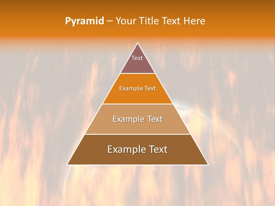 Planetarium Flames Himmelsk PowerPoint Template