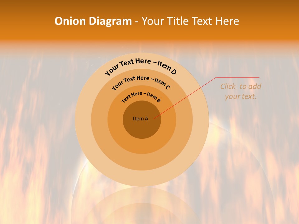 Planetarium Flames Himmelsk PowerPoint Template