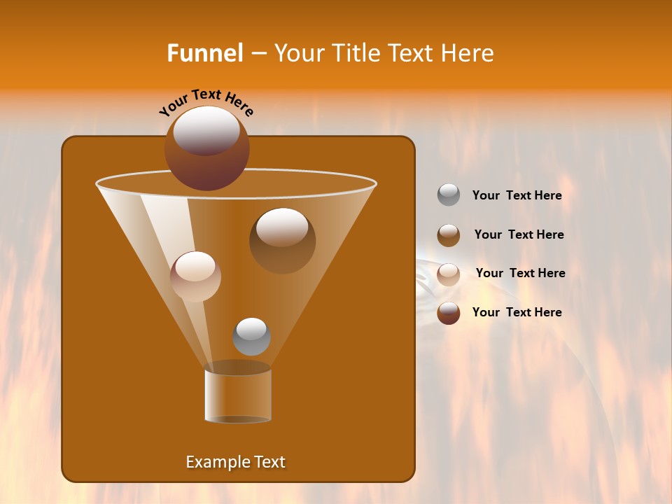Planetarium Flames Himmelsk PowerPoint Template