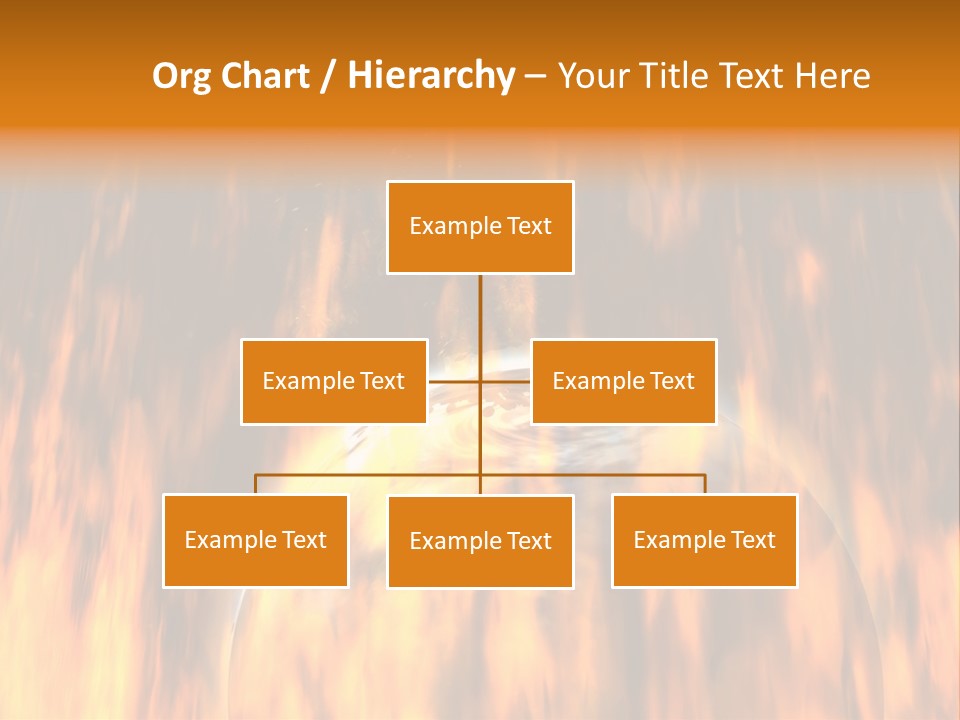 Planetarium Flames Himmelsk PowerPoint Template