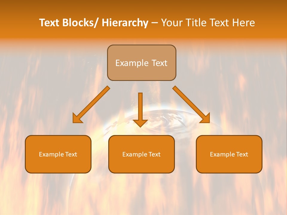Planetarium Flames Himmelsk PowerPoint Template