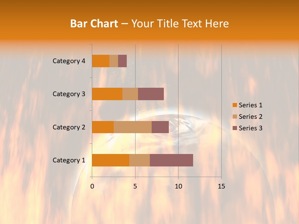 Planetarium Flames Himmelsk PowerPoint Template
