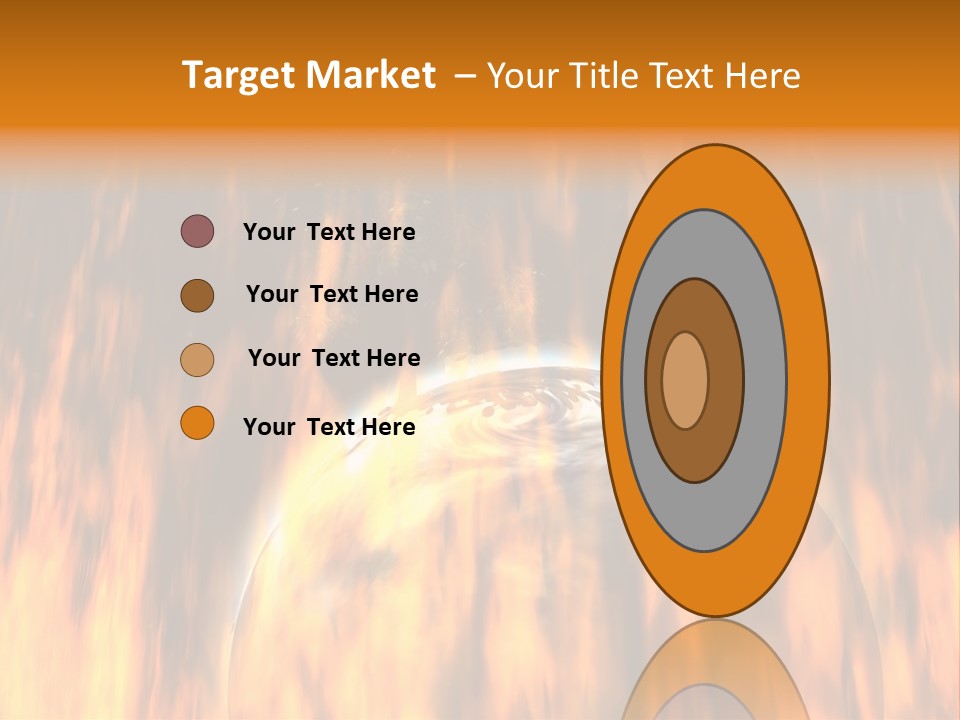 Planetarium Flames Himmelsk PowerPoint Template