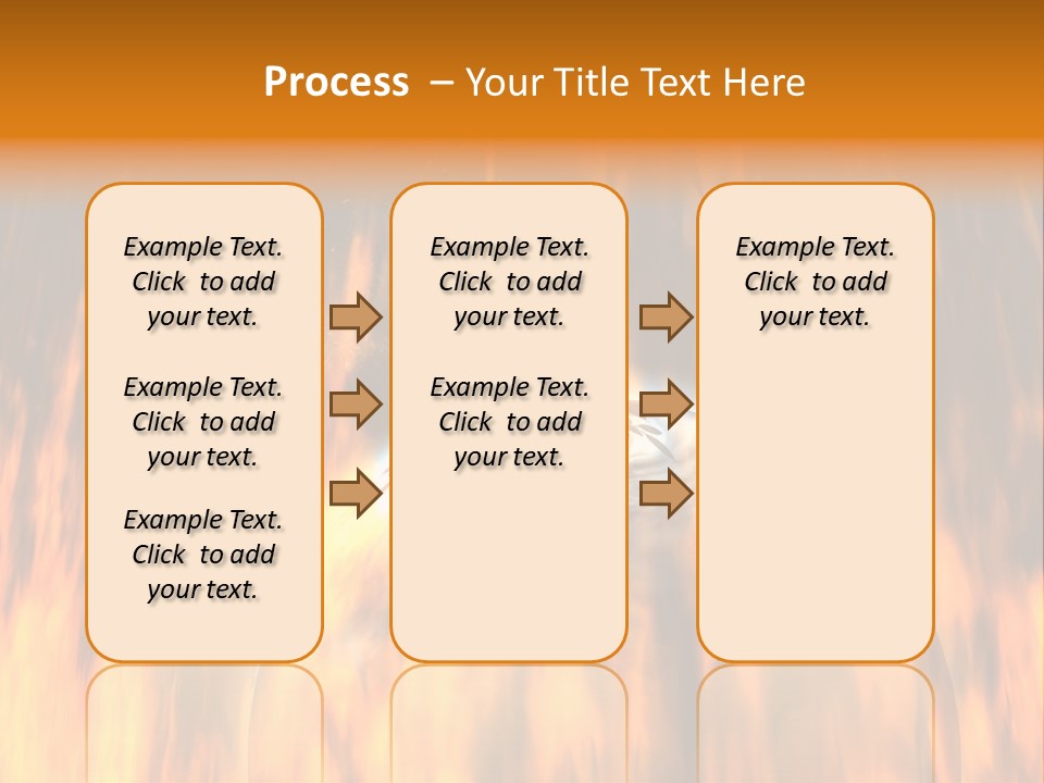 Planetarium Flames Himmelsk PowerPoint Template