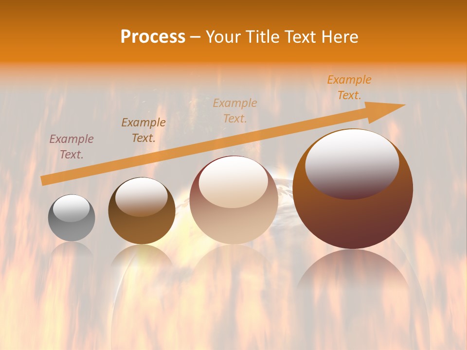 Planetarium Flames Himmelsk PowerPoint Template