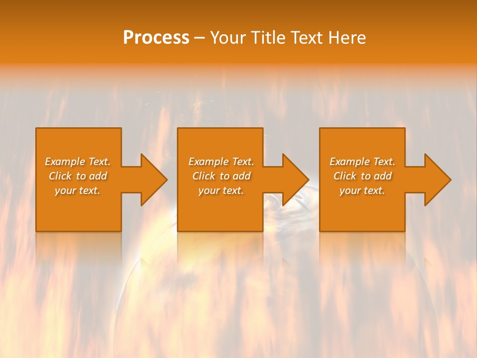 Planetarium Flames Himmelsk PowerPoint Template