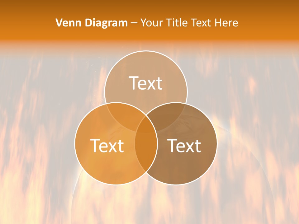 Planetarium Flames Himmelsk PowerPoint Template