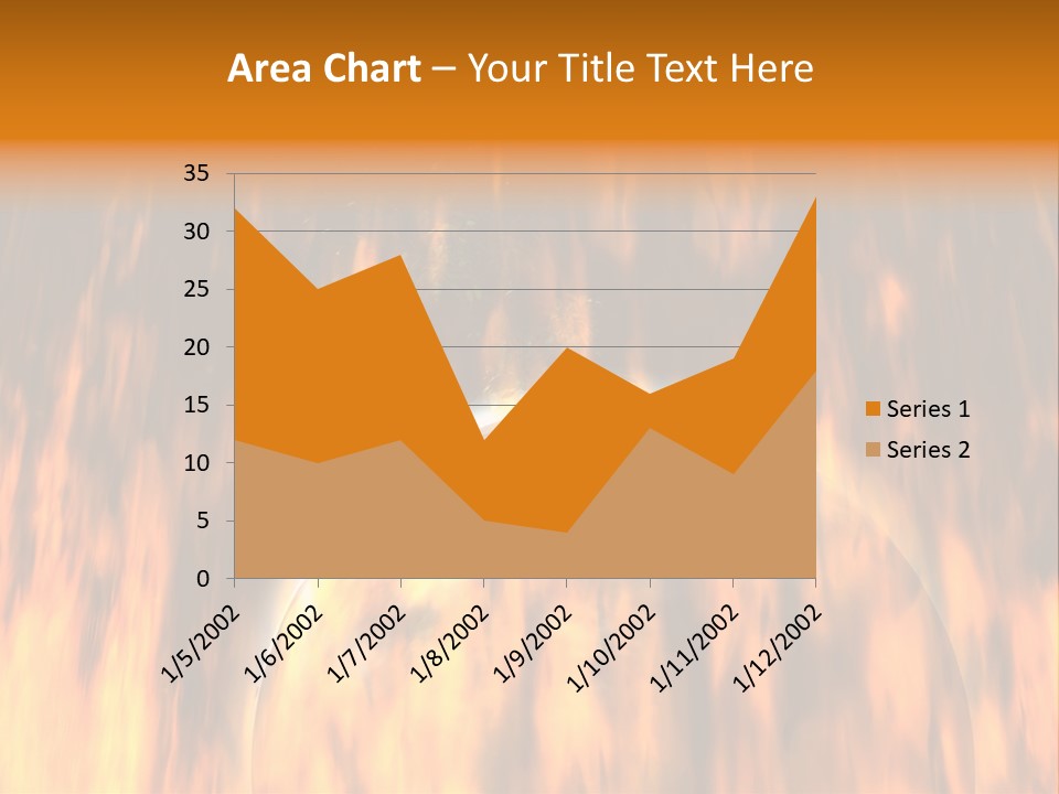 Planetarium Flames Himmelsk PowerPoint Template