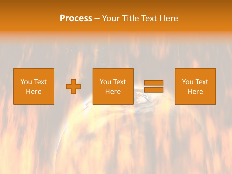 Planetarium Flames Himmelsk PowerPoint Template