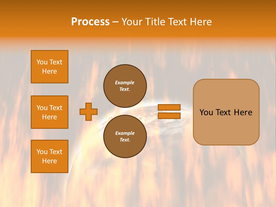 Planetarium Flames Himmelsk PowerPoint Template