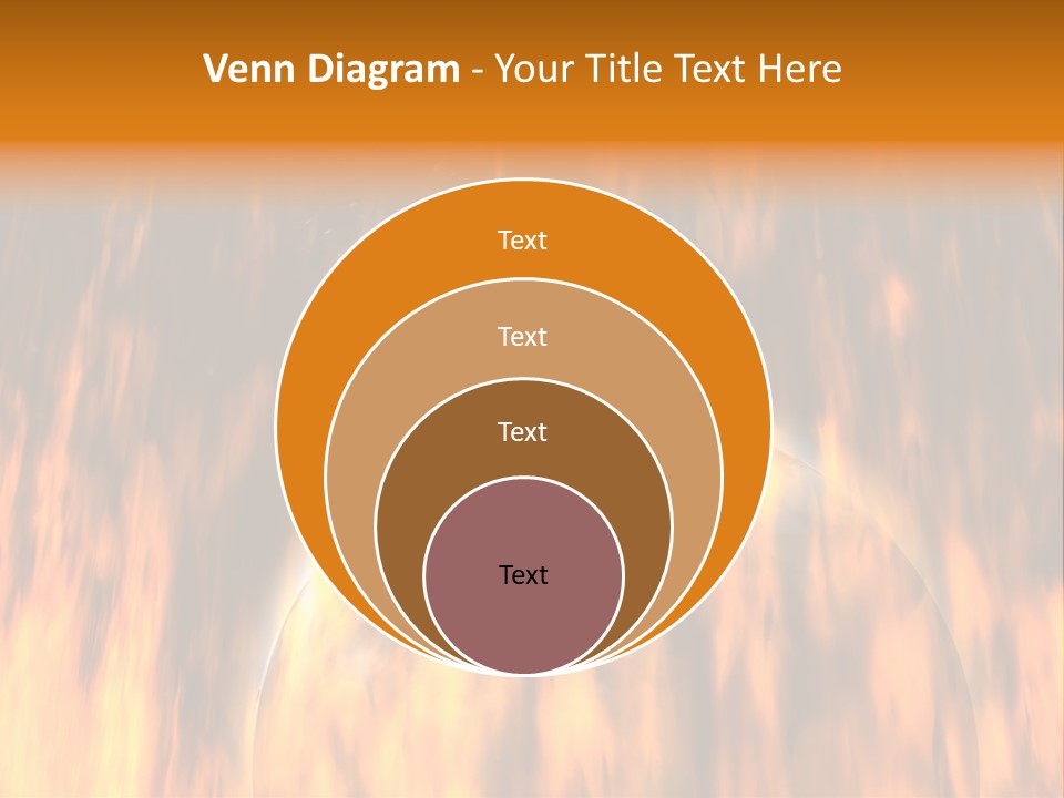 Planetarium Flames Himmelsk PowerPoint Template