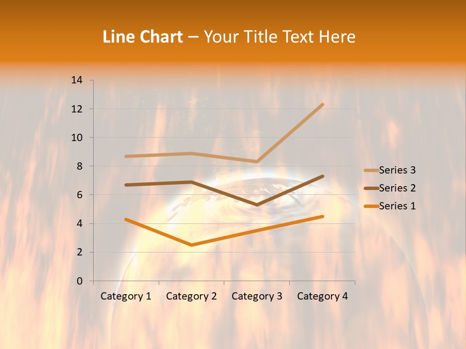 Planetarium Flames Himmelsk PowerPoint Template