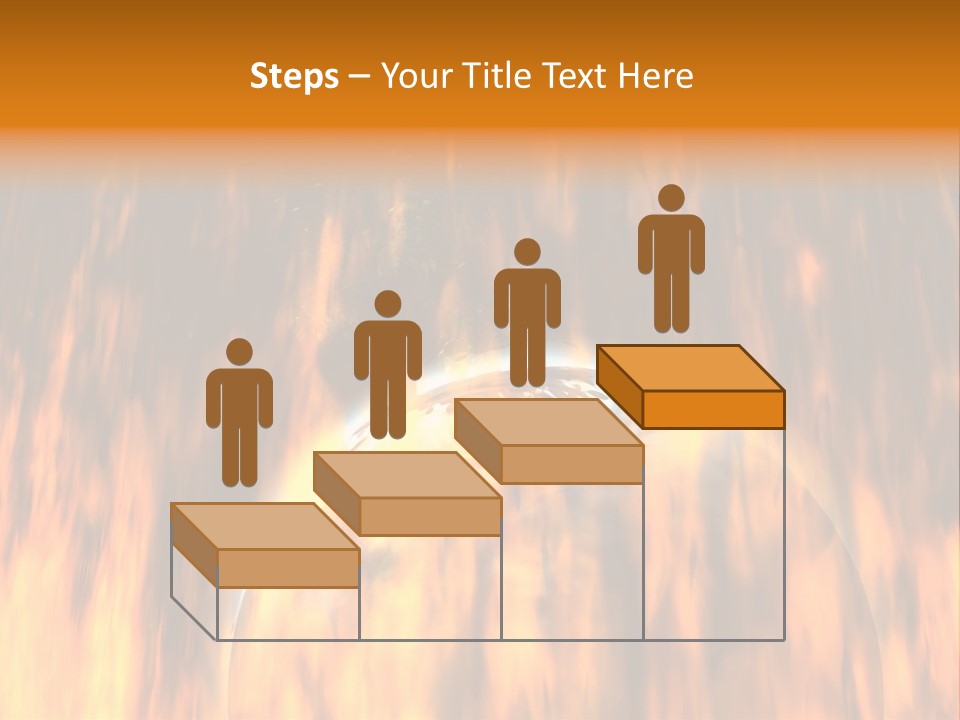 Planetarium Flames Himmelsk PowerPoint Template