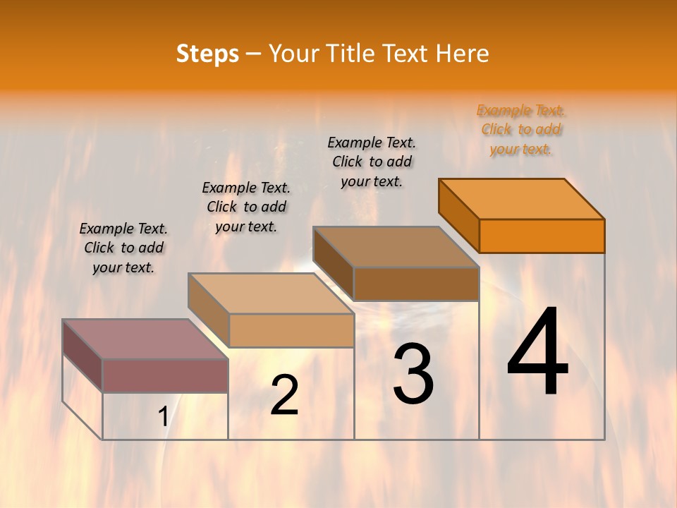 Planetarium Flames Himmelsk PowerPoint Template