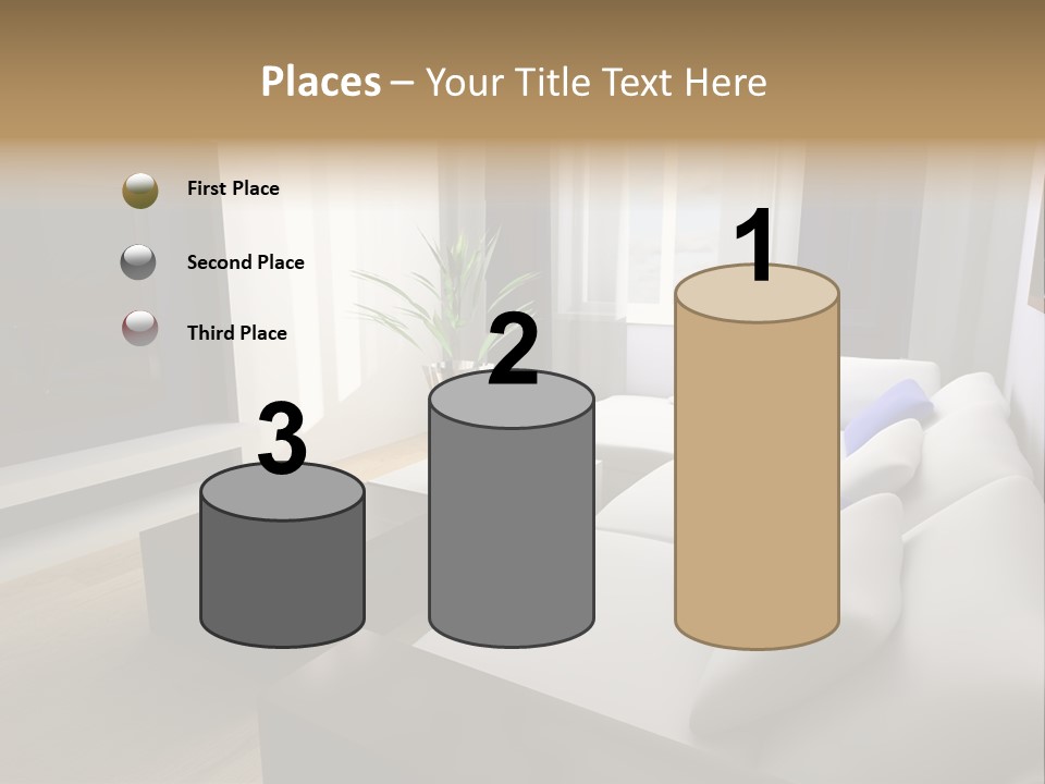 Furniture Artificial Textile PowerPoint Template