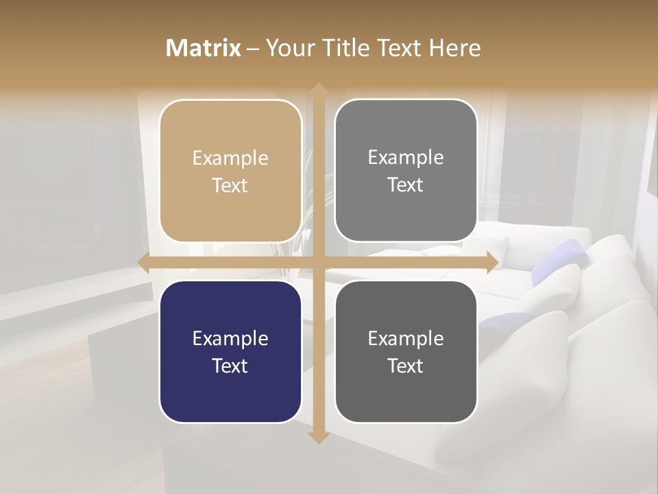 Furniture Artificial Textile PowerPoint Template