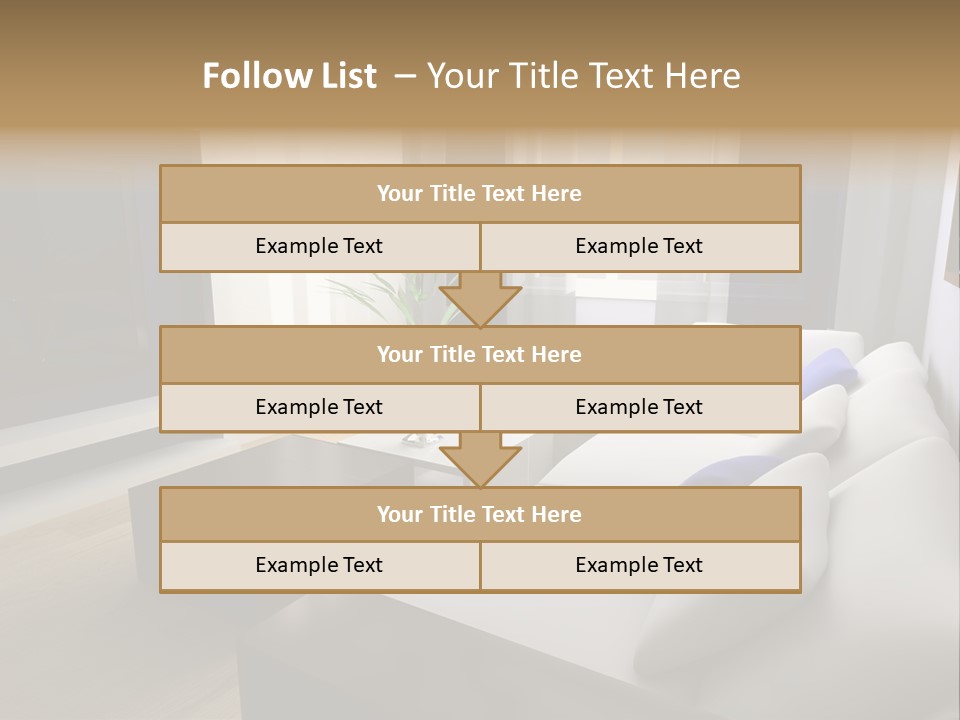 Furniture Artificial Textile PowerPoint Template