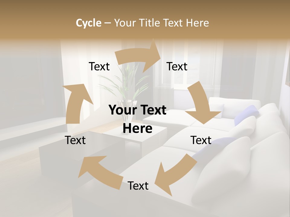 Furniture Artificial Textile PowerPoint Template