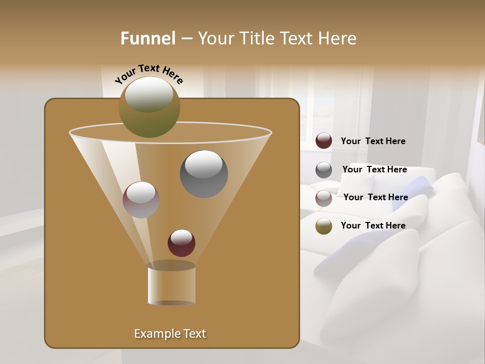 Furniture Artificial Textile PowerPoint Template