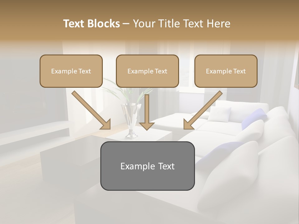 Furniture Artificial Textile PowerPoint Template