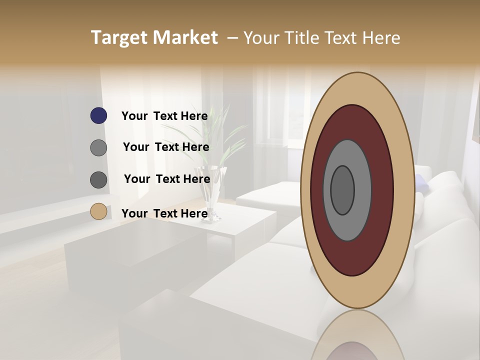 Furniture Artificial Textile PowerPoint Template