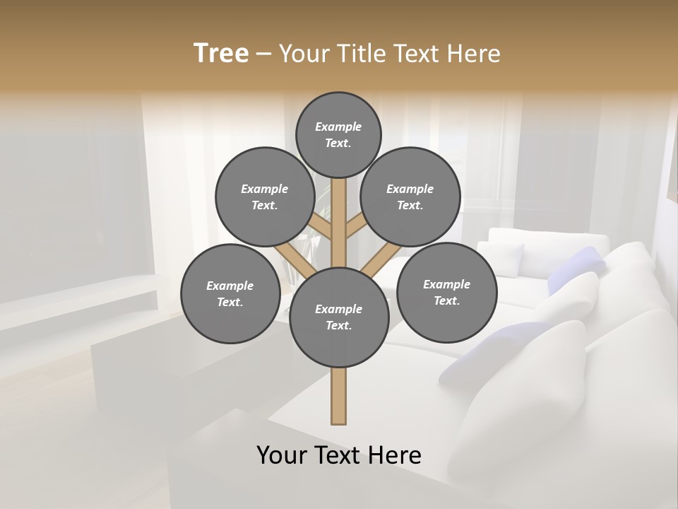 Furniture Artificial Textile PowerPoint Template