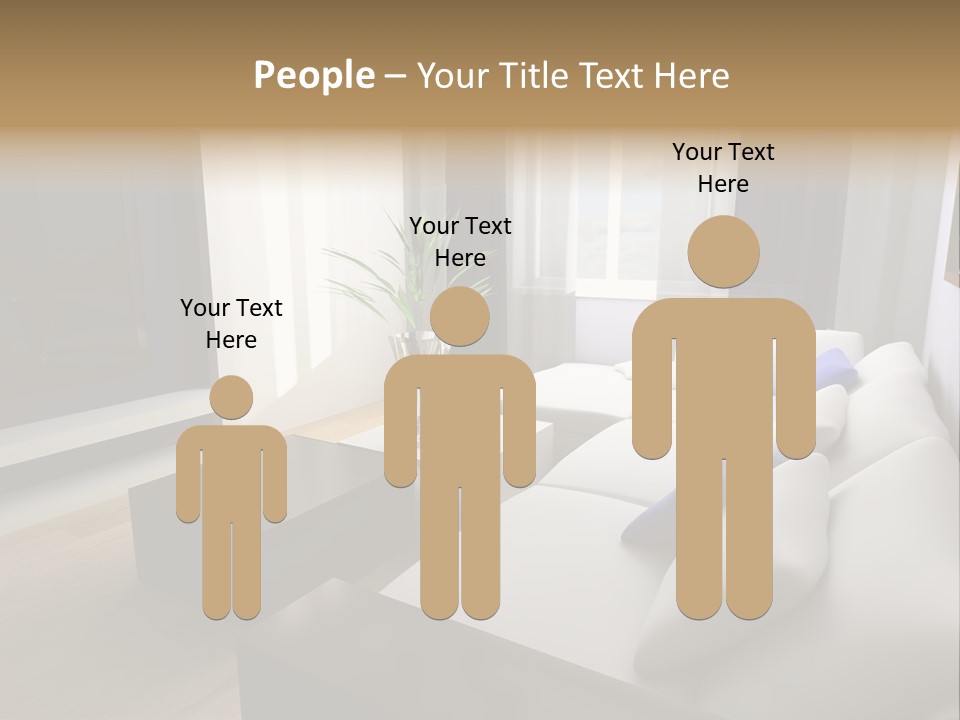 Furniture Artificial Textile PowerPoint Template