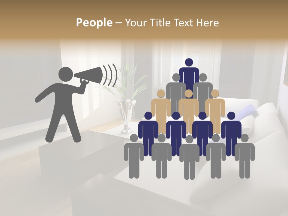 Furniture Artificial Textile PowerPoint Template