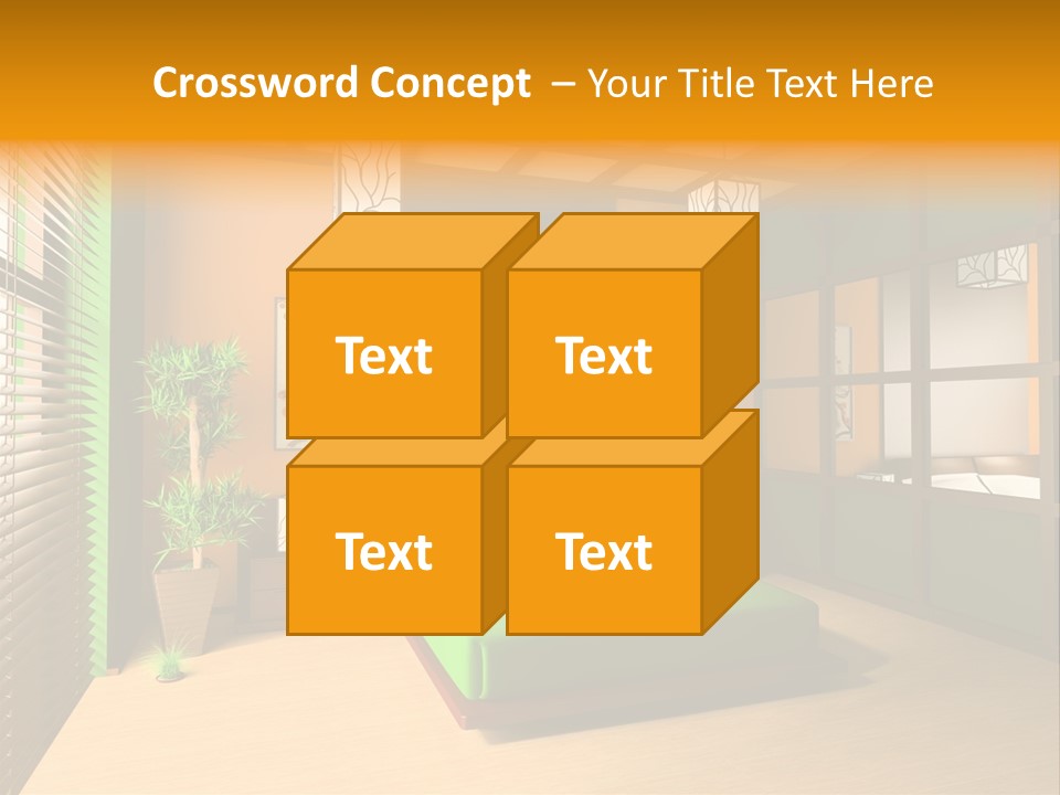 Comfortable Decorating Sleeping PowerPoint Template