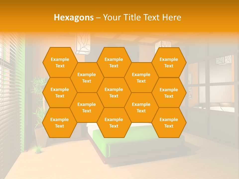 Comfortable Decorating Sleeping PowerPoint Template