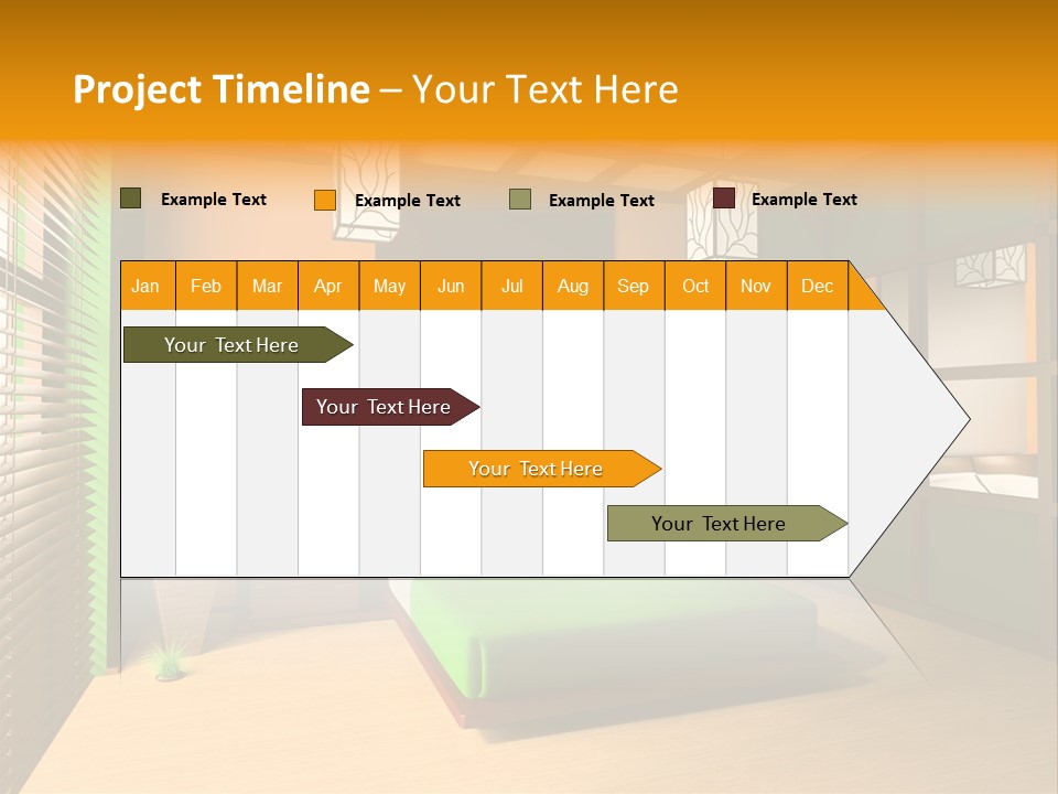 Comfortable Decorating Sleeping PowerPoint Template